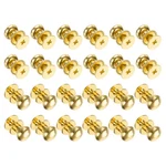 Uxcell 24PCS 0.3" Mini Round Knobs, Small Drawer 0.32", Gold. Fixed Price $12.25.