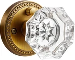 Sorwduerm Antique Brass And Crystal Door Knob Interior Privacy With Lock Button. Fixed Price $59.99.