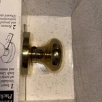 Baldwin Classic Round Knob Half Dummy Interior Solid Forged Brass 95405-030-LDM. Fixed Price $34.99.