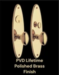 Baldwin 6546.003.FD Dummy Door Handle Kit Wilmington Polished Brass Finish Nos. Fixed Price $159.99.