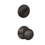Schlage F59 622 Plymouth Knob With Deadbolt, Matte Black (interior. Fixed Price $27.78.