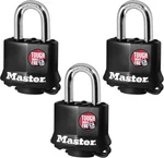 Master 311TRI Keyed Alike Laminated Steel Padlock 3-PACK Pack, Black. Fixed Price $62.23.