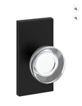 Baldwin Ps.ccy.cfr Contemporary Crystal Passage Door Knob Set - Black. Fixed Price $149.99.