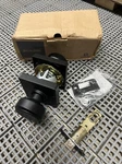 Schlage F40-BWE-COL Bowery Privacy Door Knob Set Black. Fixed Price $19.99.