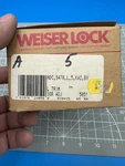 Weiser Single Cylinder Deadbolt Lock Ndc 9470 Antique BRASS/US5 With 2 Keys. Fixed Price $28.00.
