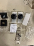 Baldwin FDCONCSR190, Non-turning Two-sided Dummy Door Knob Set, Satin Black. Fixed Price $45.99.
