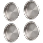 4PCS Closet Door Finger Pull Satin Nickel- 2-1/8 , Easy Snap-in Circular. Fixed Price $14.44.