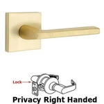 Emtek 5110HLOUS4RH Helios Right Passage Lever Set W/ Square Rose - Satin Brass. Fixed Price $128.00.