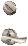 Schlage F59-CHP-LH Champagne Left Handed Single Cylinder Interior Nickel. Fixed Price $101.95.