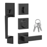 Mega - Tobelle Entry Door Handleset Matte Black Finish Single Cy.... Fixed Price $65.11.