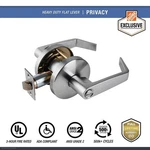 Universal Hardware 3-HOUR Fire Heavy Duty Privacy Lever Ada Satin Chrome. Fixed Price $39.95.