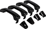 Ecotric 4PCS Exterior Door Handles Replacement Compatible With Gloss Black. Fixed Price $40.50.