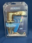 Schlage Bed & Bath Brass Door Lever Set F40VACC605. Fixed Price $16.97.