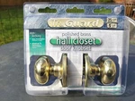 Truguard Door Knob Hall And Closet Non-locking Interior Polished Brass. Fixed Price $8.99.