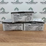 Kwikset Ultramax Round Pocket Door Lock Satin Nickel 15 93340-003 Lot Of. Fixed Price $44.95.