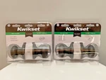 Kwikset Cove Venetian Bronze Hall/closet Passage Door Knob Lot Of 2, Nip Sealed. Fixed Price $30.00.