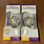 2 Amerock Linen Closet Door Knobs New Box Venetian Crystal Brass Lock. Fixed Price $18.95.