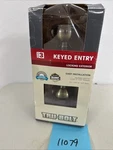New Tru-bolt Locking Exterior Sydney Antique Brass Keyed Entry Door. Fixed Price $14.20.