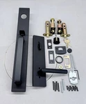 Emtek 4819US19 Lausanne Single Cylinder Keyed Entry Handleset Lh - Flat Black. Fixed Price $355.68.