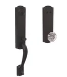 Schlage Camelot Aged Bronze 3/4 Trim Dummy Door Handleset FCT93 716 Alx. Fixed Price $55.99.