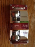 Kwikset Stainless Steel Hall/closet Door Knobset. Fixed Price $11.99.