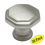 *25 Pack* Cosmas Cabinet Hardware Satin Nickel Octagon Knobs #5181SN. Fixed Price $35.19.