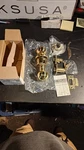 Arrow XRK01 Passage Door Knob Bright Brass 03 Finish Adjustable Backset New. Fixed Price $24.99.