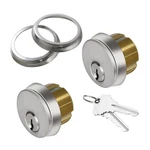 Brass Mortise Cylinder With 2 Keys For Sc Keyway Standard Commercial Door Loc.... Fixed Price $37.88.