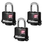 Master 311TRI Keyed Alike Laminated Steel Padlock Pack Black. Fixed Price $56.44.