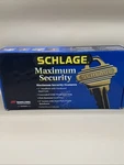 Schlage Maximum Security Deadbolt Lock Kit Solid Brass Cylinder Pick Resistant. Fixed Price $44.99.