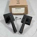Baldwin Reserve Federal Non-turning Dummy Lever Set Satin Black FDFEDTSR190. Fixed Price $77.39.