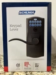 Schlage FE595VCAM716ACC Keypad Camelot Lever Entry Door Aged Bronze. Fixed Price $86.25.