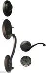 Oil Rubbed Bronze Door Handle Knob Lever Keyed Entry Privacy Passage Deadbolt. Fixed Price $69.95.