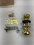 Copper Creek CK2030PB Colonial Privacy Door Knob Polished Brass -ecs. Fixed Price $17.50.