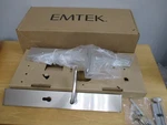 Emtek Nickel Large Multipoint Keyed Modern Rectangle Handle 1L1R51POSLHUS15. Fixed Price $99.99.