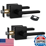 Newbang 2-PACK Hall Closet Lever Handle Lock Matte Black Passage Door. Fixed Price $96.97.