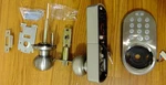 Milocks TKK-02SN Indoor Electronic Touchpad Keyless Entry Satin Nickel. Fixed Price $20.00.