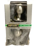 Defiant Hall/closet Door Knob Stainless Steel, Silver Saturn 32T3630B. Fixed Price $9.99.