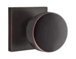 Emtek 510LAUUS10B Laurent Passage Door Knob Square Rosette, Oil Rubbed Bronz. Fixed Price $120.00.