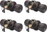 4PK Probrico Tulip Privacy Door Bathroom Bedroom Lockset Oil Rubbed Bronze. Fixed Price $54.00.