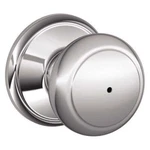 Schlage F40 625 Andover Privacy Door Knob Set - Polished Chrome. Fixed Price $17.99.
