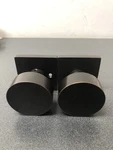 Emtek 5110ROUUS10B Passage Knob Set W/ Square Rose - Oil Rubbed Bronze. Fixed Price $105.99.