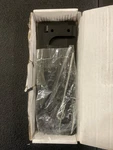 Emtek 222203US19 Modern Barn Door Privacy Lock & Flush Pull - Flat Black. Fixed Price $167.99.