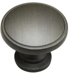 2-GATEHOUSE Oil-rubbed Bronze Round Contemporary Cabinet Knob Z1466G 1-3/4. Fixed Price $14.95.