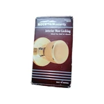 Interior Non Locking Polished Brass Door Knob Mountain Security New Box. Fixed Price $24.44.