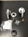 Schlage ALX10SAT626 Passage Lever Set With Round Rose - Satin Chrome. Fixed Price $134.99.