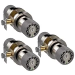 Bothstar Keypad Door Knob With Key,keyless Entry 3 Pack Nickel Alike. Fixed Price $190.76.
