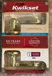 Kwikset Signature Series Bed Bath Door Handle Lever Polished Brass Lido New. Fixed Price $49.95.