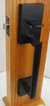 Kwikset San Clemente Handle With Halifax Lever Matte Black 815SCEXHFLSQT514 -nob. Fixed Price $75.00.