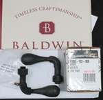 Baldwin Estate 5100-102-MR Privacy Door Lever Handle Pair Oil Rubbed Bronze New. Fixed Price $69.99.